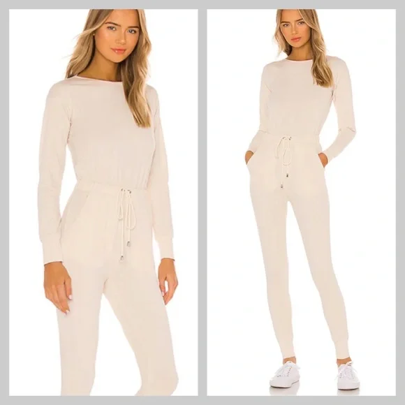 Lovers and friends Vela Lounge Jumpsuit in Nude - Picture 1 of 11